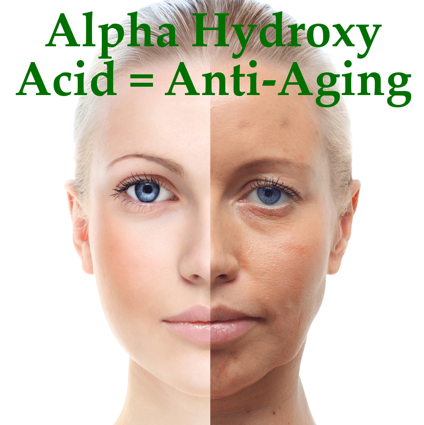 Thành phần AHA (Alpha Hydroxy Acid) ngăn ngừa tình trạng lão hóa da