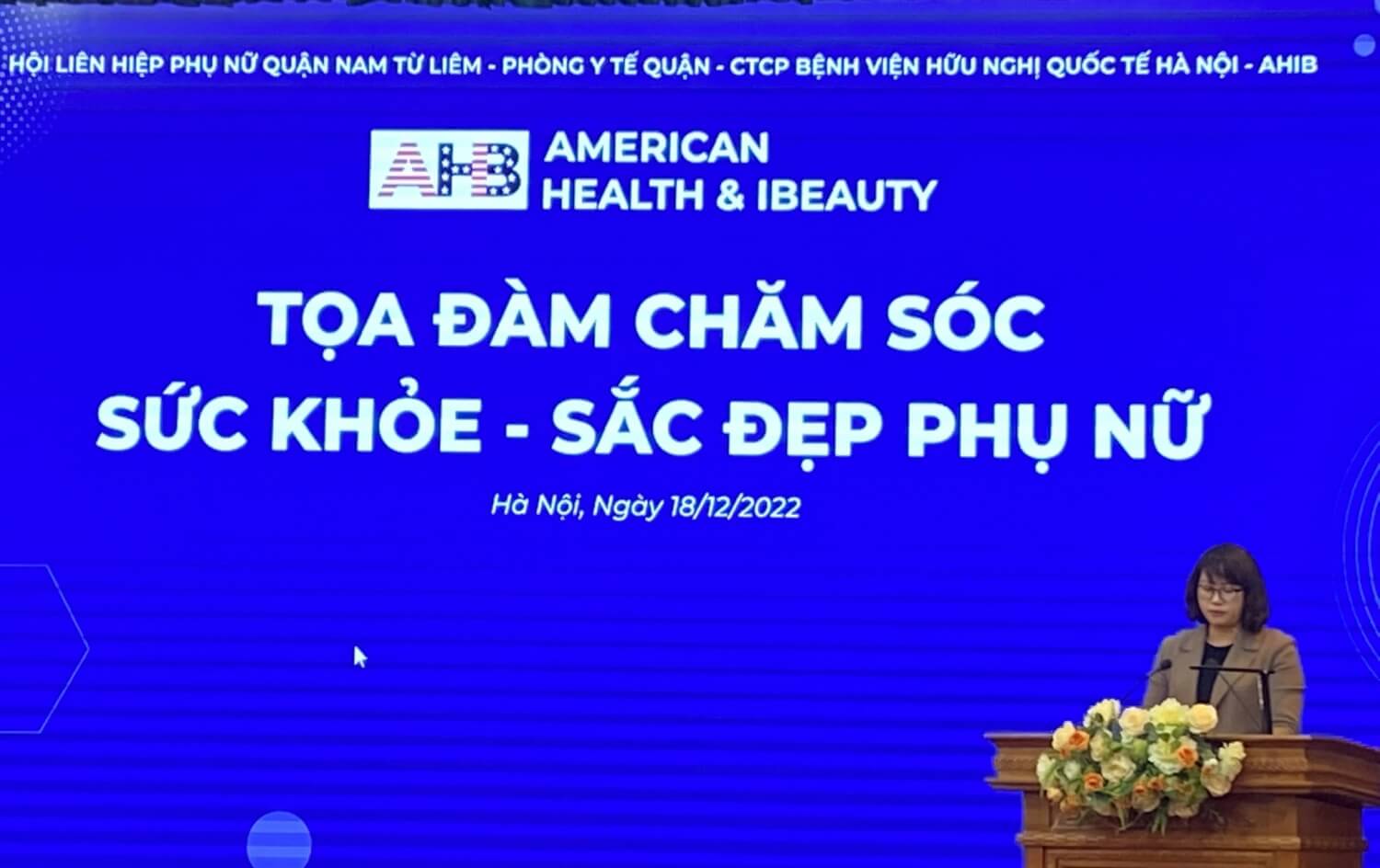 Hà Nội: AHIB phối hợp với quận Nam Từ Liêm tổ chức tọa đàm chăm sóc sức khỏe – sắc đẹp